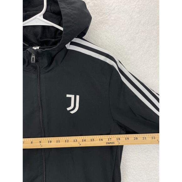 Adidas Juventus Track Jacket Men’s Size S Black White 2022 2023 Soccer Football - Picture 8 of 10